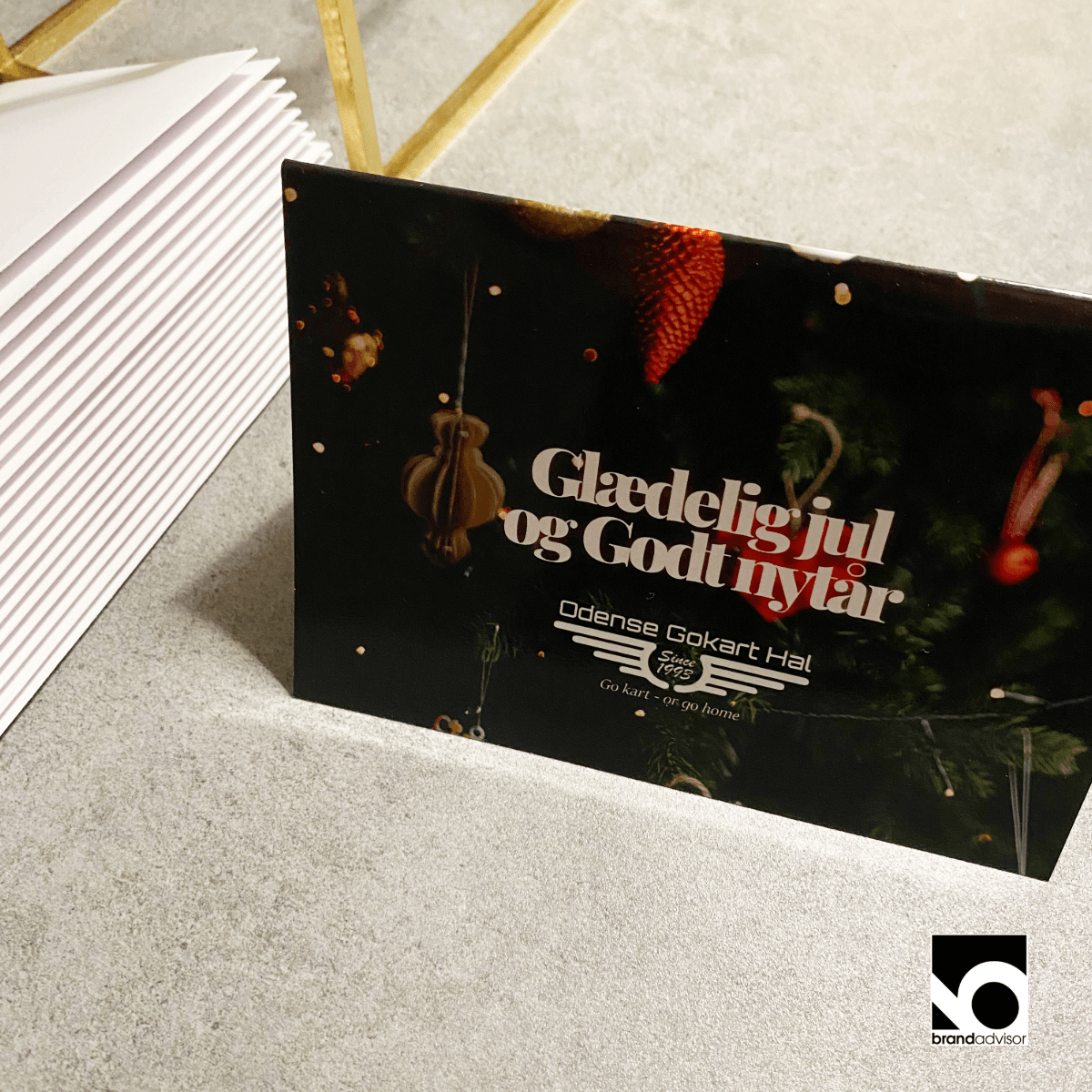 Firmajulegavekort med logo